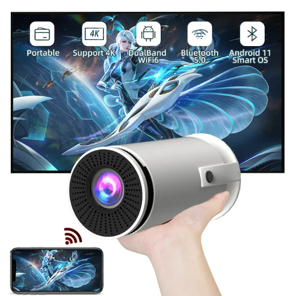 HY300 Smart Mini Projector — HD 720p