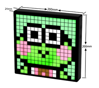 LED Bluetooth Pixel Clock &amp; Ambient Display