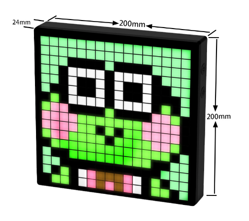 LED Bluetooth Pixel Clock &amp; Ambient Display
